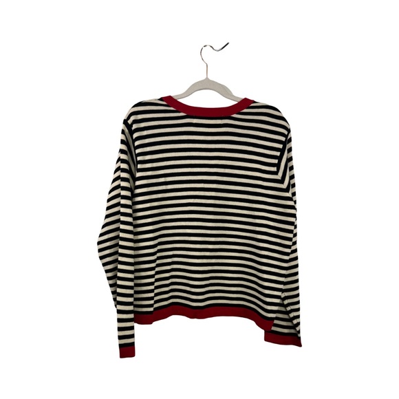 VTG Norton Studio Nautical Button Front Cardigan Long Sleeve Size Large - Picture 5 of 8